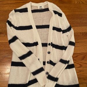 Old Navy Cardigan Navy Stripes, size M